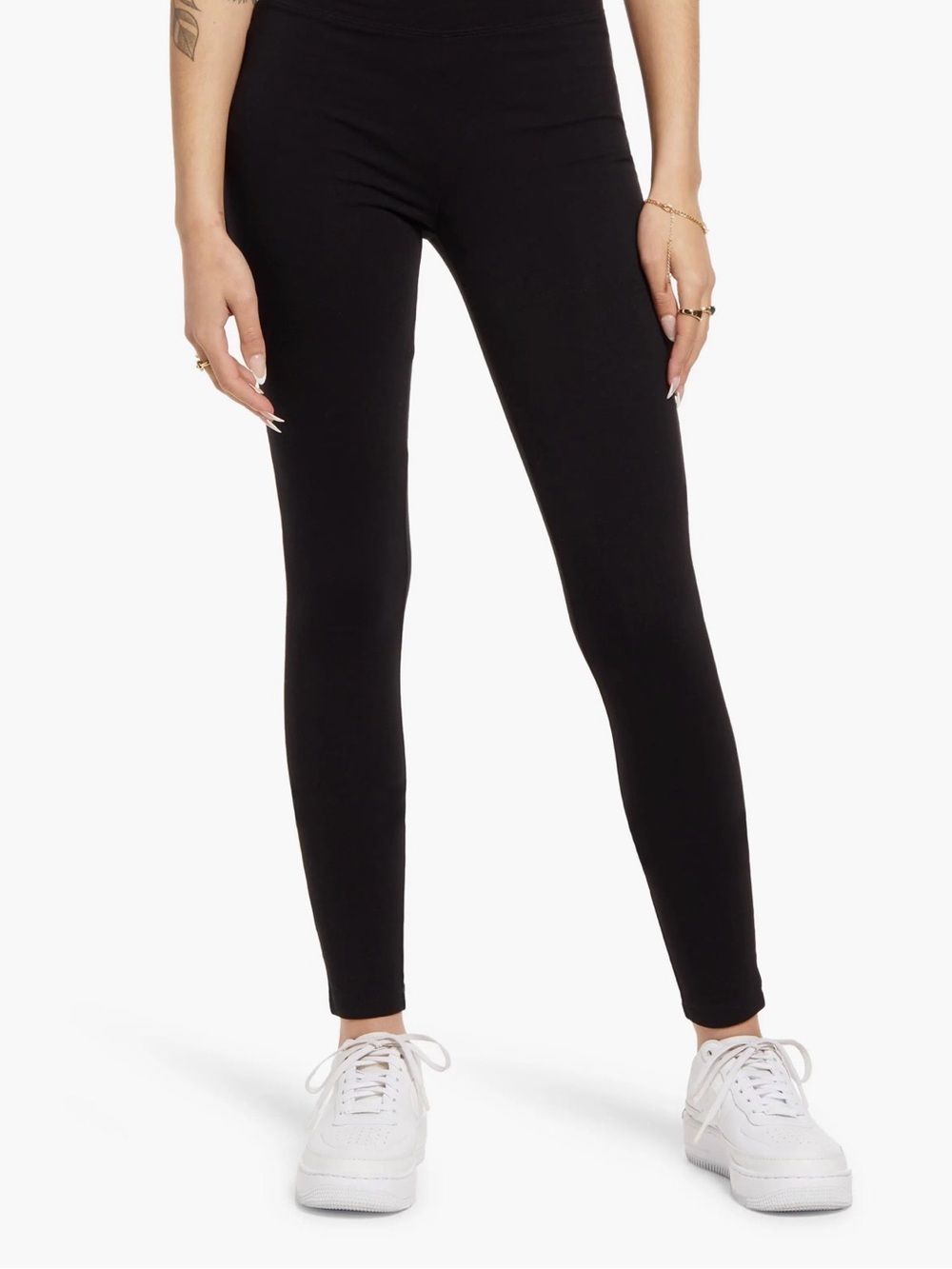 BP. Black Classic High Waist Stretch Leggings Size Small